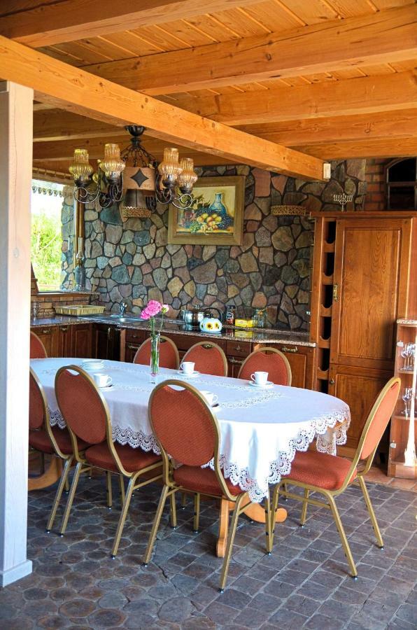Vila Dom Na Wodzie Mazury Dzwierzuty Exteriér fotografie